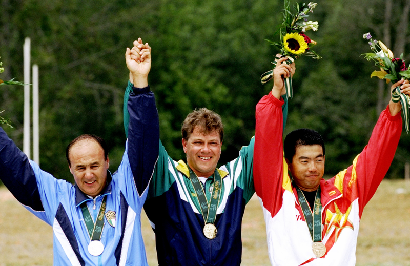 Russell Mark, Albano Pera, and Bing Zhang. Photo via Getty Images/Rusty Jarret.